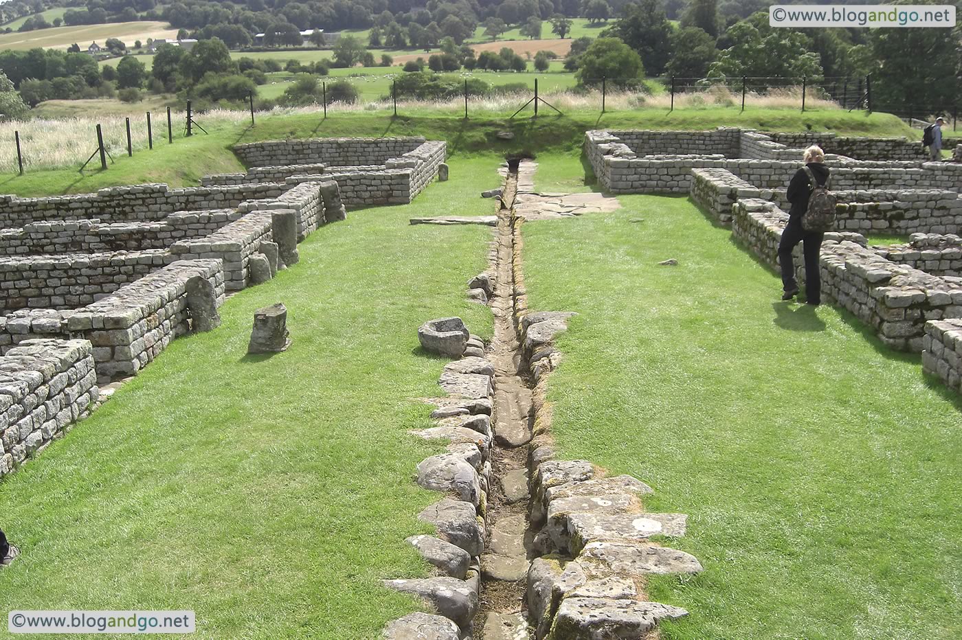 Hadrian's Wall Path - The Barracks I, Chesters Roman Fort
